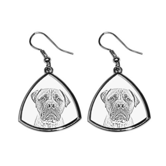 Bullmastiff - Neue Kollektion Der Ohrringe Mit Bild Rassehunde, Schön Geschenk von ARTDOGshop