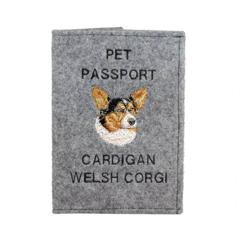 Cardigan Welsh Corgi - Schoner Für Einen Pass Den Hund Mit Gesticktem Muster. Neuheit Cardigan Welsh Corgi - Schoner Für Einen Pass Den Hund Mit Gesticktem Muster. Neuheit von ARTDOGshop
