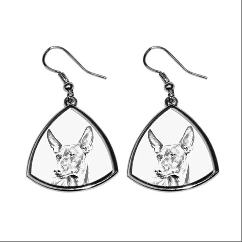 Cirneco Dell'etna - Neue Kollektion Der Ohrringe Mit Bild Rassehunde, Schön Geschenk von ARTDOGshop