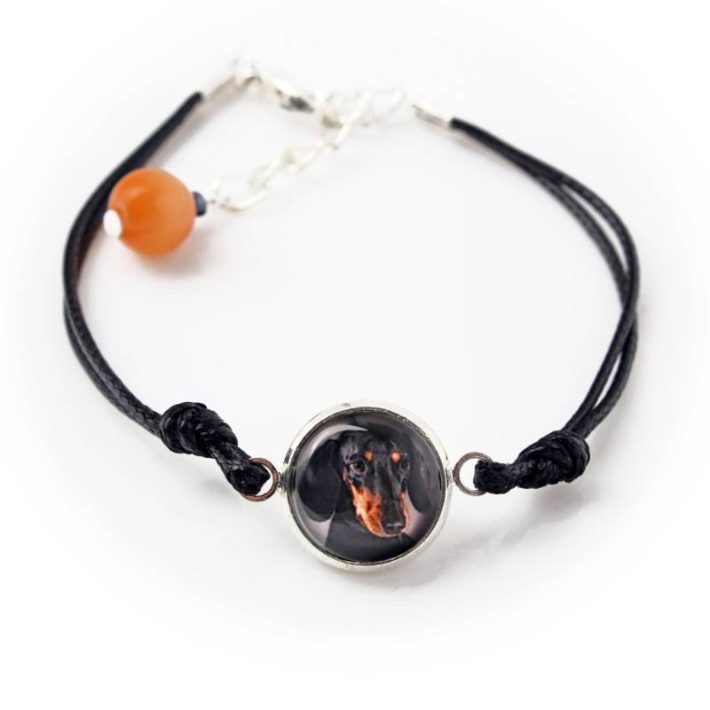 Dachshund Smooth. Armband Für Hundeliebhaber. Foto-Schmuck. Handarbeit | Handmade von ARTDOGshop