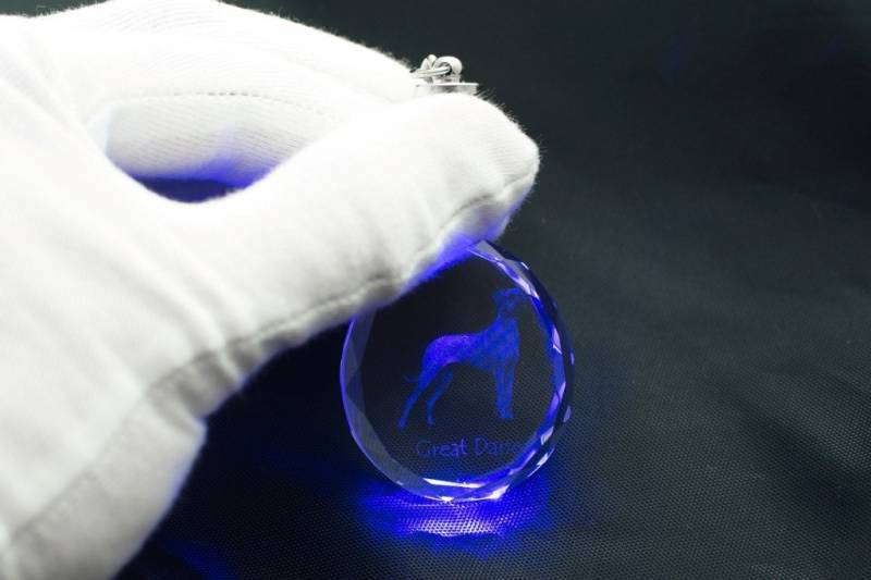 Deutsche Dogge, Hund Kristall Schlüsselbund, Hohe Qualität, Außergewöhnliche Geschenk Deutsche Dogge, Hund Kristall Schlüsselbund, Hohe Qualität, Außergewöhnliche Geschenk von ARTDOGshop