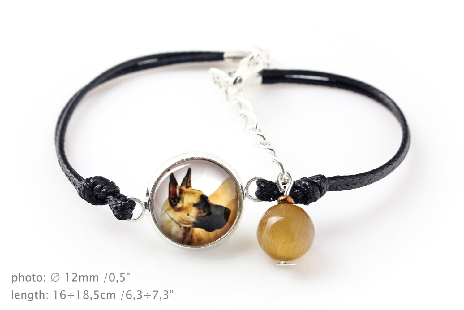 Deutsche Dogge. Armband Für Hundeliebhaber. Foto-Schmuck. Handarbeit | Handmade von ARTDOGshop