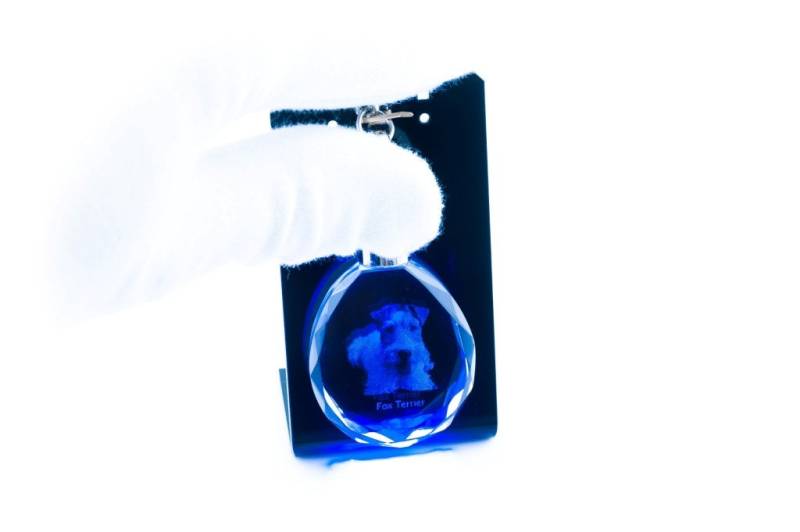 Foxterrier, Hund Kristall Schlüsselbund, Hohe Qualität, Außergewöhnliche Geschenk Foxterrier, Hund Kristall Schlüsselbund, Hohe Qualität, Außergewöhnliche Geschenk von ARTDOGshop