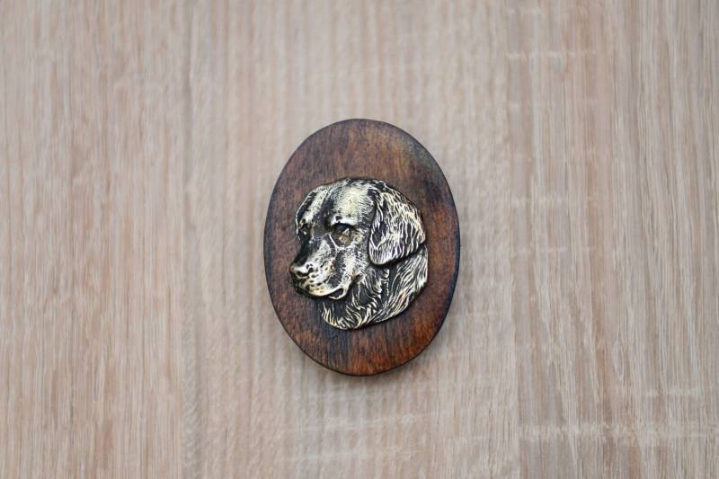 Golden Retriever, Stegklammer Aus Holz Mit Darstellung Eines Hundes von ARTDOGshop