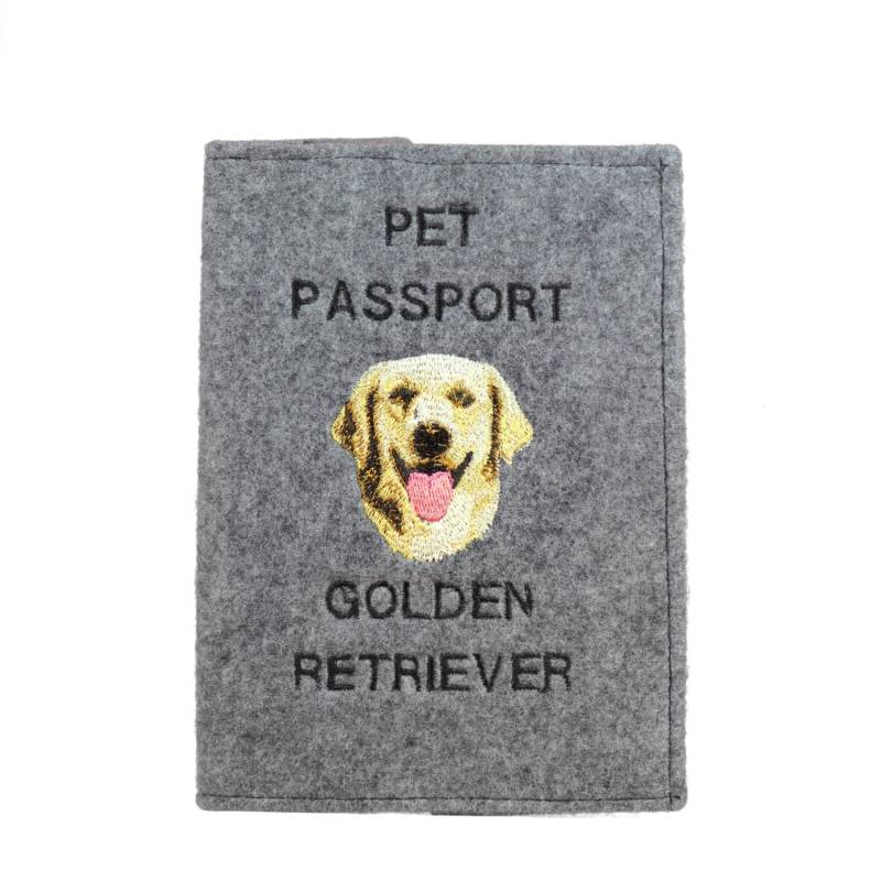 Golden Retriever - Schoner Für Einen Pass Den Hund Mit Gesticktem Muster. Neuheit Golden Retriever - Schoner Für Einen Pass Den Hund Mit Gesticktem Muster. Neuheit von ARTDOGshop