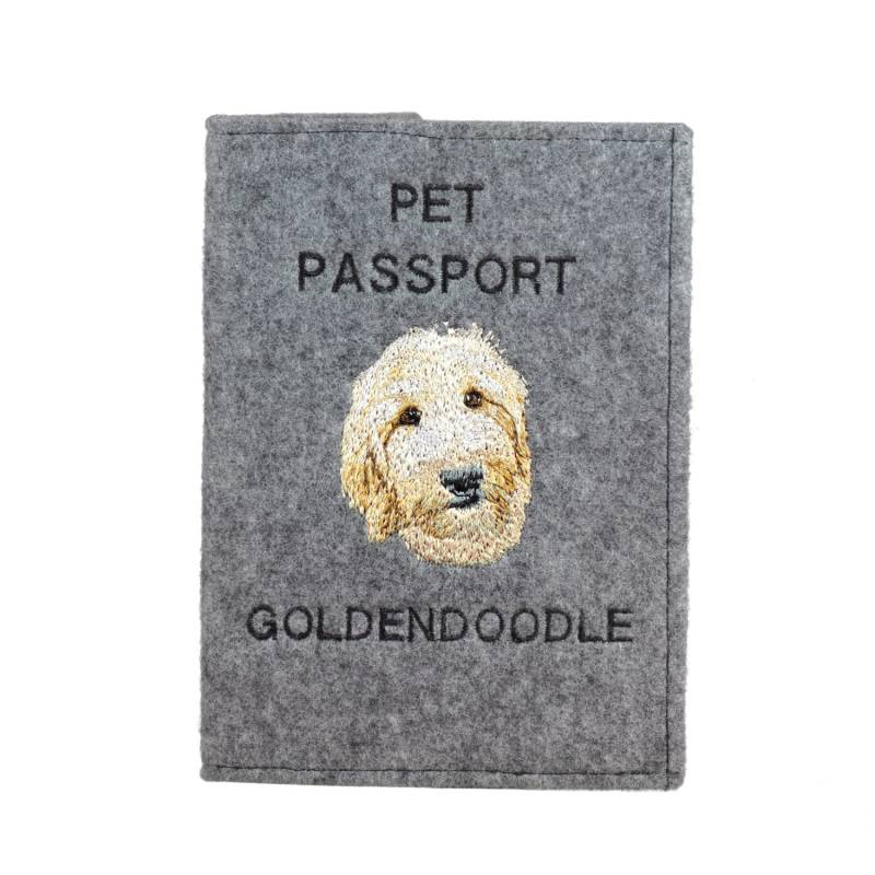 Goldendoodle - Schoner Für Einen Pass Den Hund Mit Gesticktem Muster. Neuheit Goldendoodle - Schoner Für Einen Pass Den Hund Mit Gesticktem Muster. Neuheit von ARTDOGshop