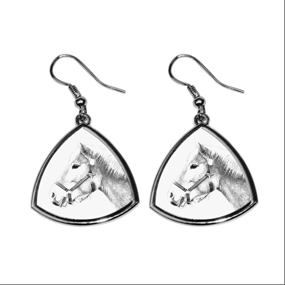 Haflinger, Neue Kollektion Der Ohrringe Mit Bild Rassepferde, Schön Geschenk von ARTDOGshop