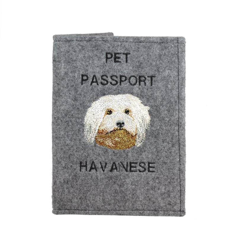 Havaneser - Schoner Für Einen Pass Den Hund Mit Gesticktem Muster. Neuheit Havaneser - Schoner Für Einen Pass Den Hund Mit Gesticktem Muster. Neuheit von ARTDOGshop