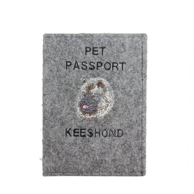 Keeshond - Schoner Für Einen Pass Den Hund Mit Gesticktem Muster. Neuheit Keeshond - Schoner Für Einen Pass Den Hund Mit Gesticktem Muster. Neuheit von ARTDOGshop