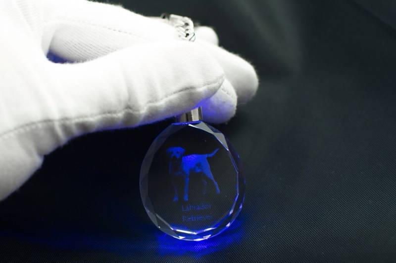 Labrador Retriever, Hund Kristall Schlüsselbund, Hohe Qualität, Außergewöhnliche Geschenk von ARTDOGshop