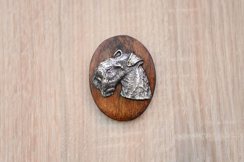 Lakeland Terrier, Stegklammer Aus Holz Mit Darstellung Eines Hundes Lakeland Terrier, Stegklammer Aus Holz Mit Darstellung Eines Hundes von ARTDOGshop