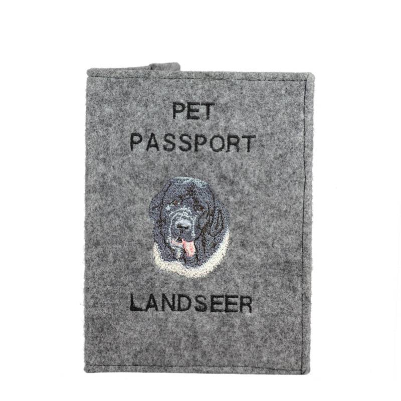 Landseer - Schoner Für Einen Pass Den Hund Mit Gesticktem Muster. Neuheit Landseer - Schoner Für Einen Pass Den Hund Mit Gesticktem Muster. Neuheit von ARTDOGshop