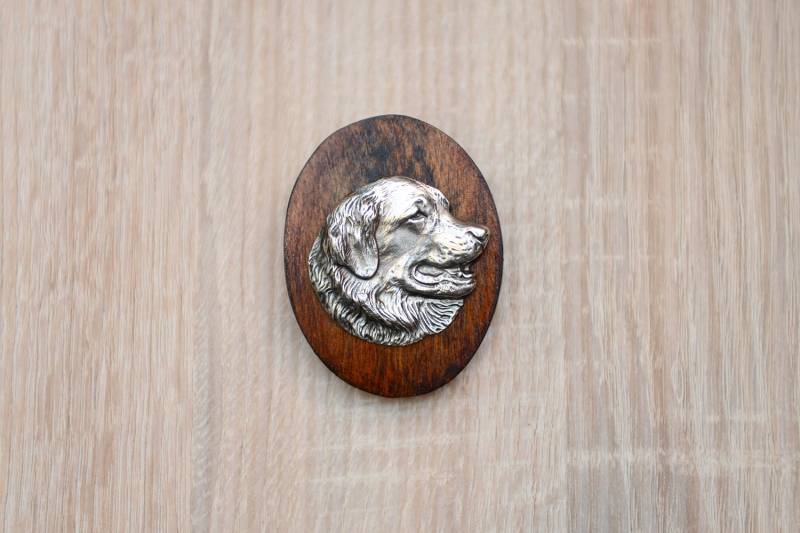 Leoneberger, Stegklammer Aus Holz Mit Darstellung Eines Hundes Leoneberger, Stegklammer Aus Holz Mit Darstellung Eines Hundes von ARTDOGshop