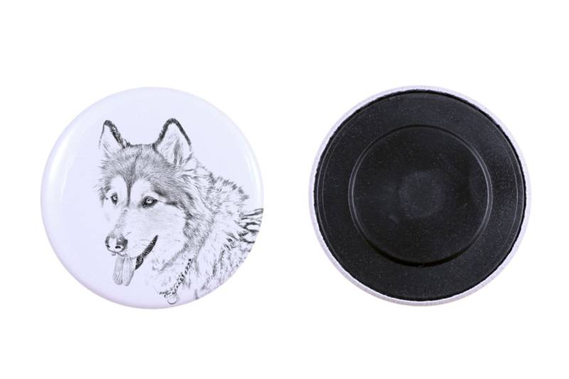 Magnet Mit Einem Hund -Alaskan Malamute Magnet Mit Einem Hund -Alaskan Malamute von ARTDOGshop