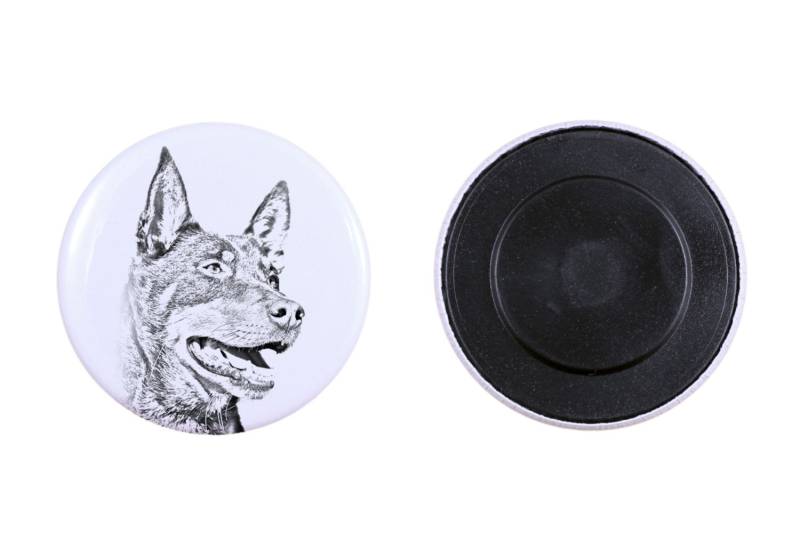 Magnet Mit Einem Hund -Australian Kelpie Magnet Mit Einem Hund -Australian Kelpie von ARTDOGshop