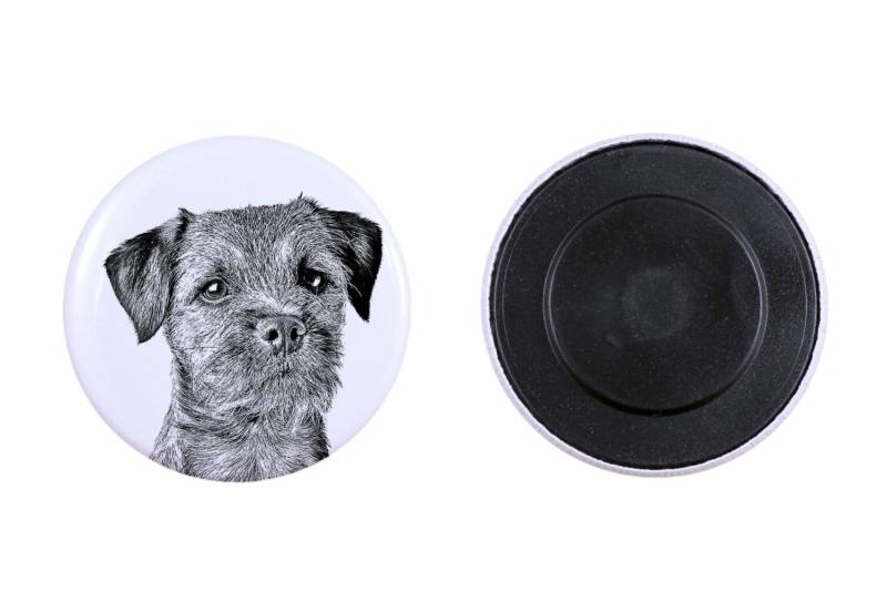 Magnet Mit Einem Hund - Border Terrier Magnet Mit Einem Hund - Border Terrier von ARTDOGshop