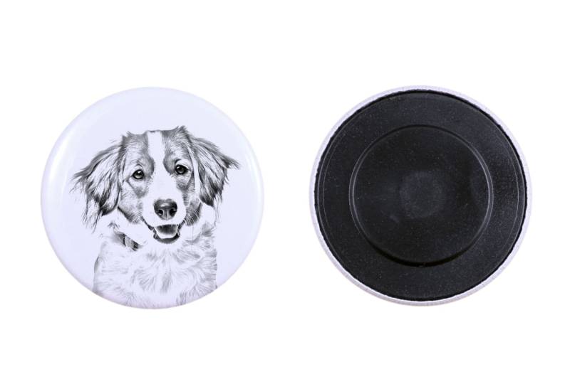 Magnet Mit Einem Hund -Nederlandse Kooikerhondje von ARTDOGshop