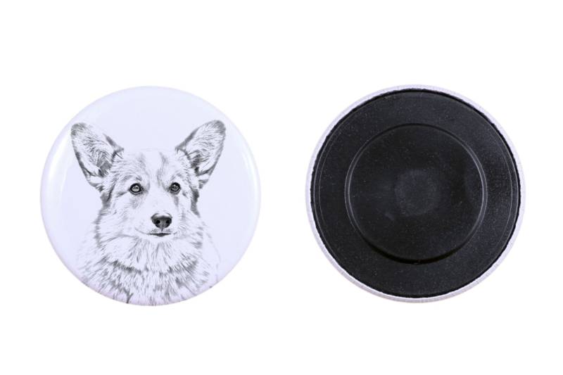 Magnet Mit Einem Hund -Welsh Corgi Pembroke von ARTDOGshop