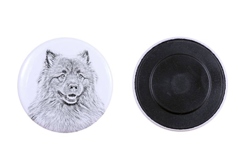 Magnet Mit Einem Hund -Wolfsspitz Magnet Mit Einem Hund -Wolfsspitz von ARTDOGshop