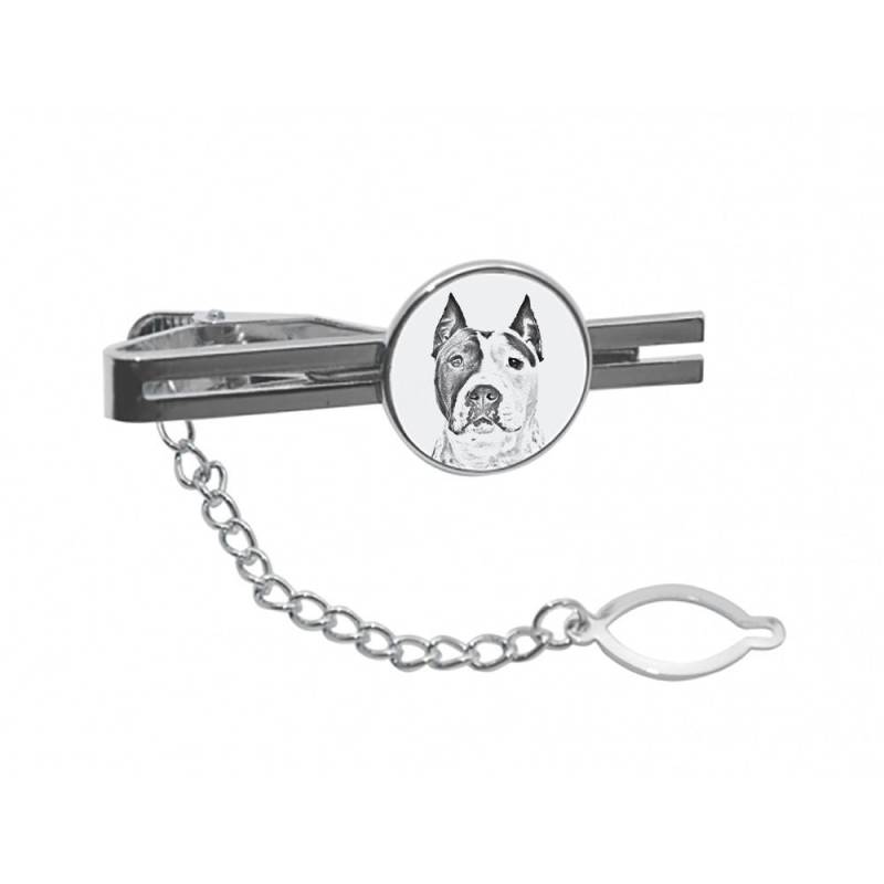 New American Staffordshire Terrier - Krawattennadel Mit Hundebild New American Staffordshire Terrier - Krawattennadel Mit Hundebild von ARTDOGshop