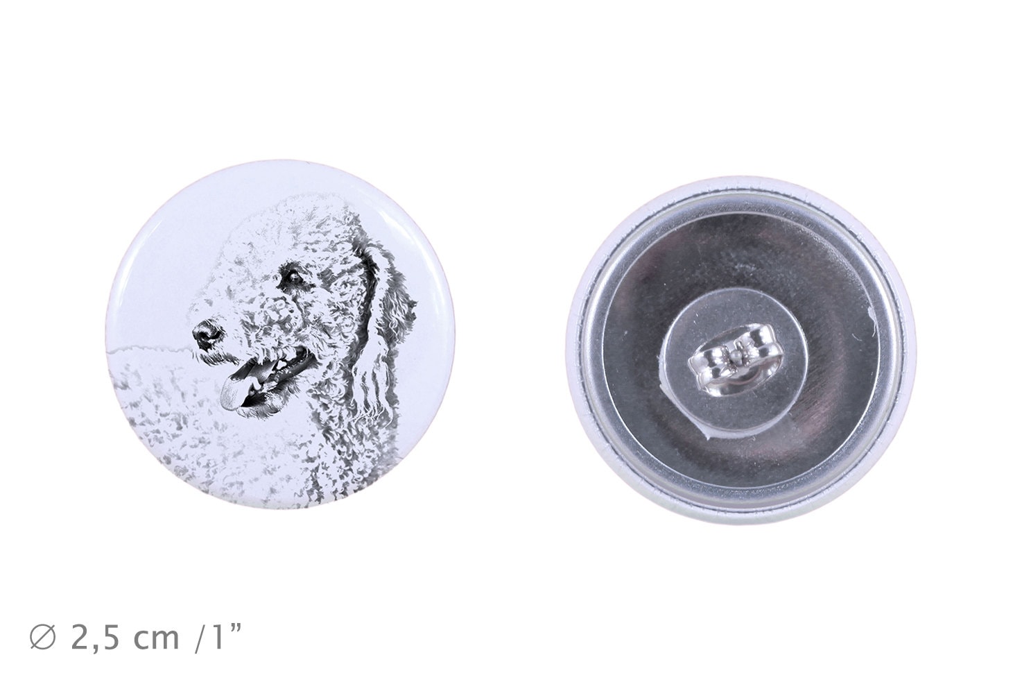 Ohrringe Mit Einem Hund - Bedlington Terrier von ARTDOGshop