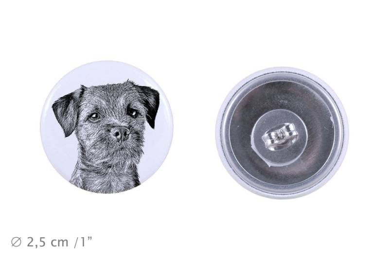 Ohrringe Mit Einem Hund - Border Terrier Ohrringe Mit Einem Hund - Border Terrier von ARTDOGshop