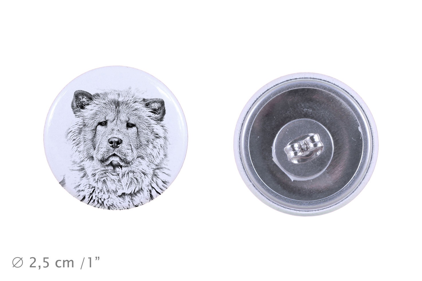 Ohrringe Mit Einem Hund - Chow-Chow von ARTDOGshop