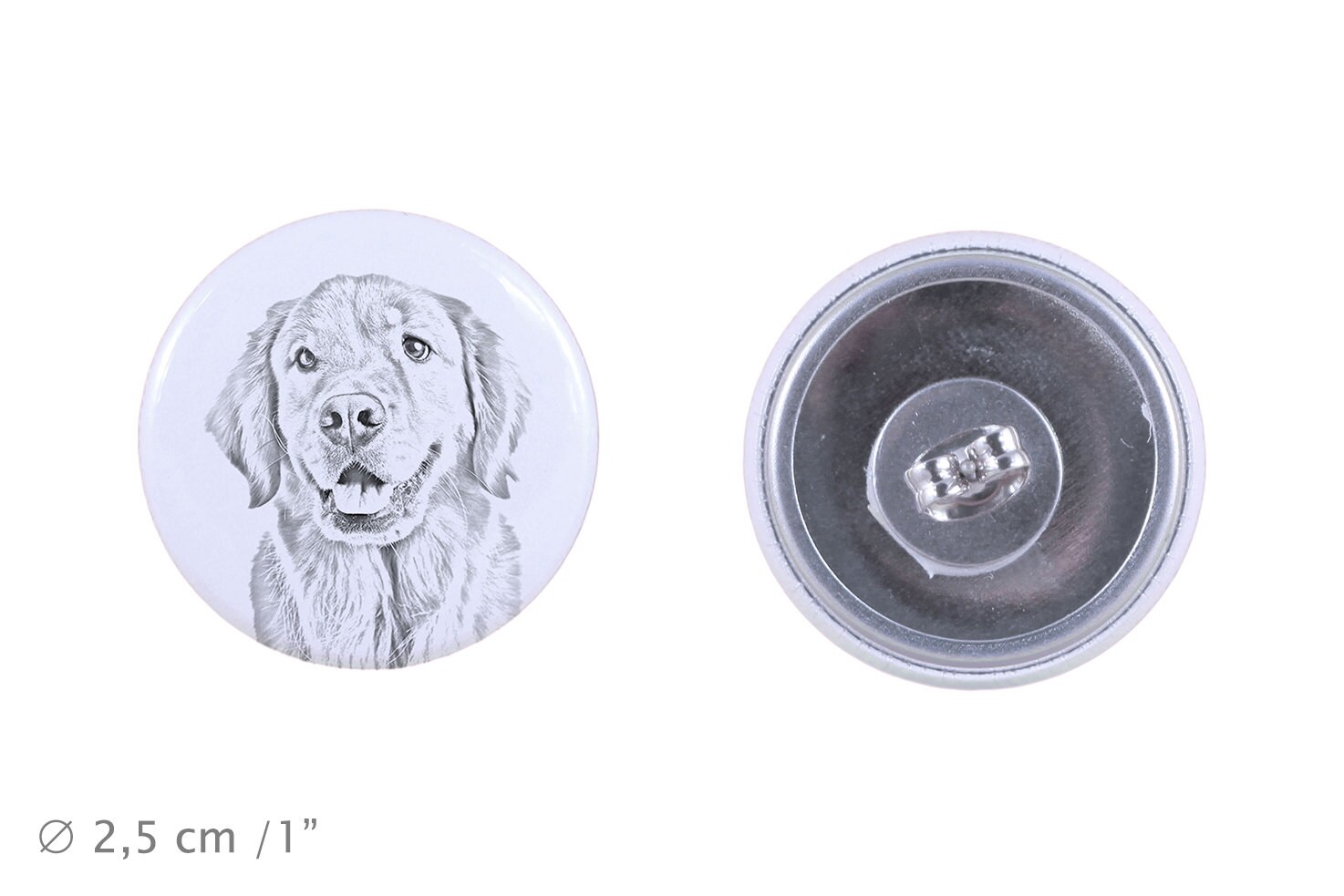 Ohrringe Mit Einem Hund - Golden Retriever von ARTDOGshop