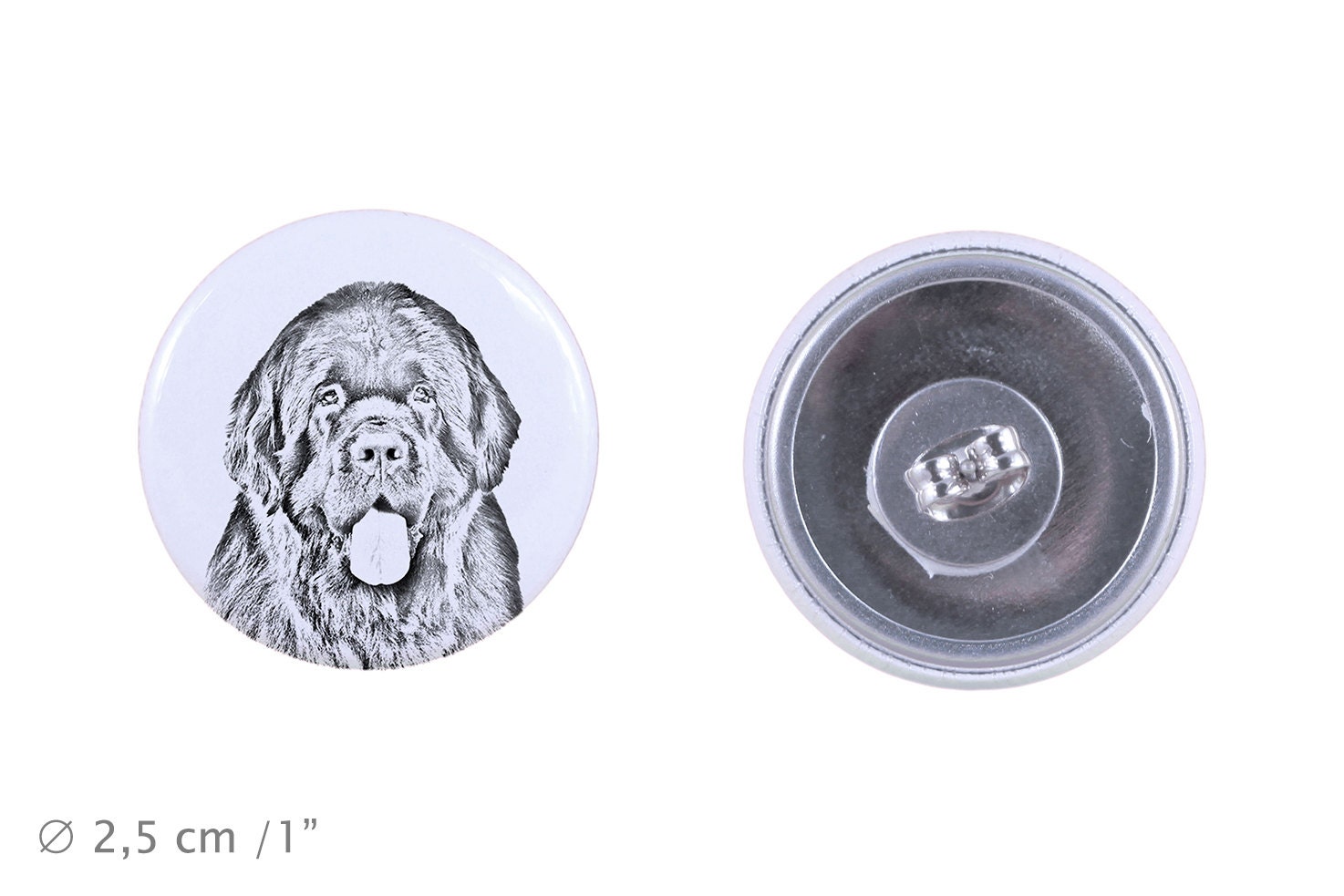 Ohrringe Mit Einem Hund - Neufundländer von ARTDOGshop