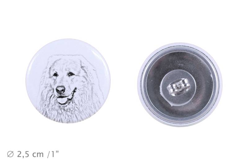 Ohrringe Mit Einem Hund - Pyrenäen-Berghund Ohrringe Mit Einem Hund - Pyrenäen-Berghund von ARTDOGshop