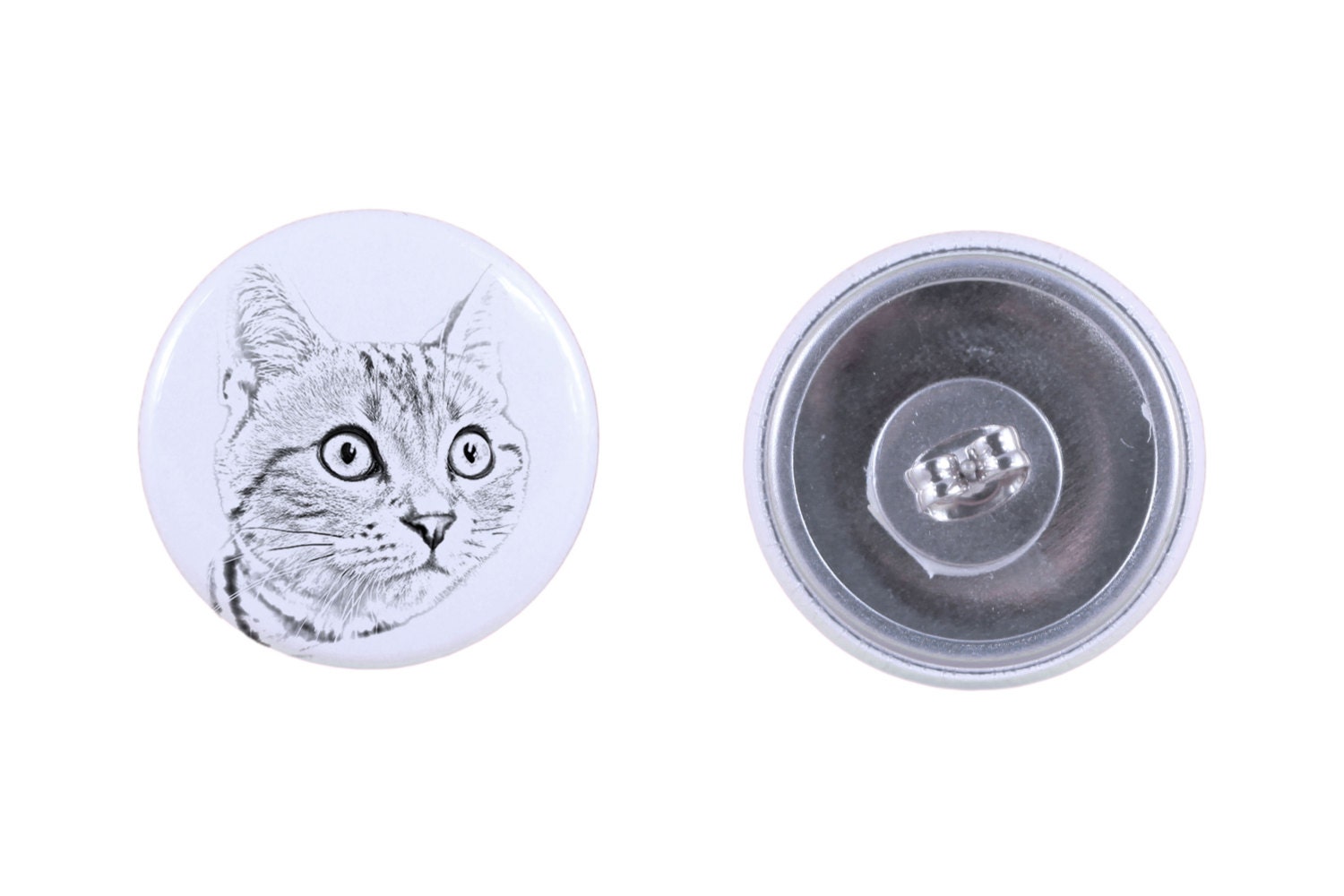 Ohrringe Mit Einem Katze -American Shorthair von ARTDOGshop