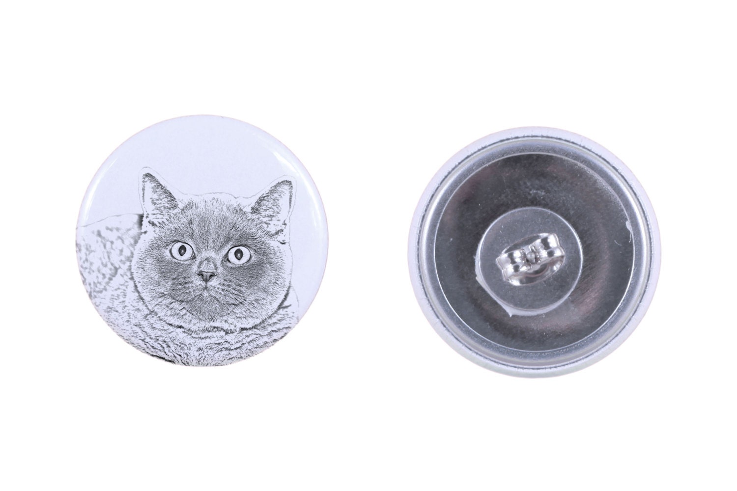 Ohrringe Mit Einem Katze -British Shorthair von ARTDOGshop