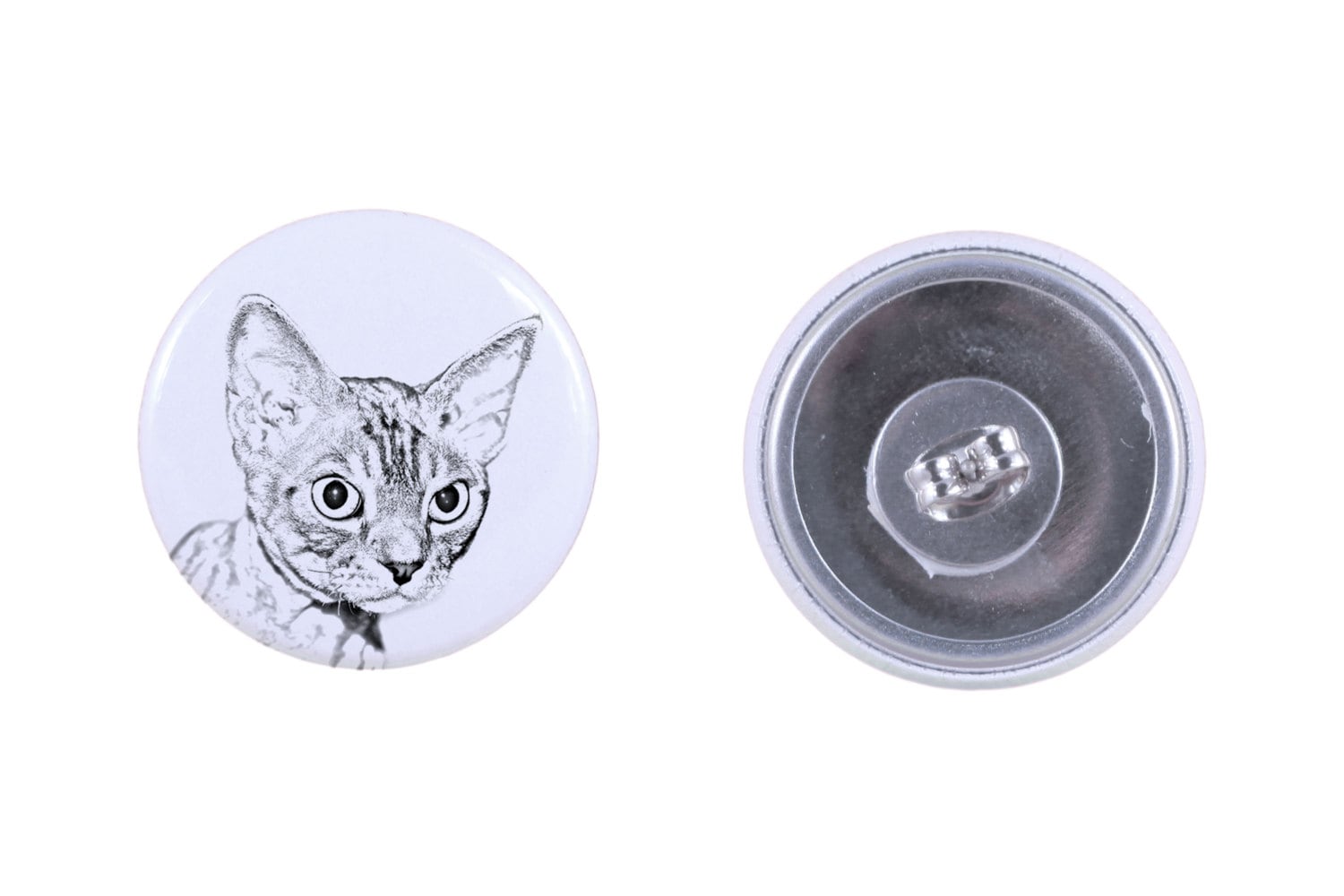 Ohrringe Mit Einem Katze -Devon Rex von ARTDOGshop