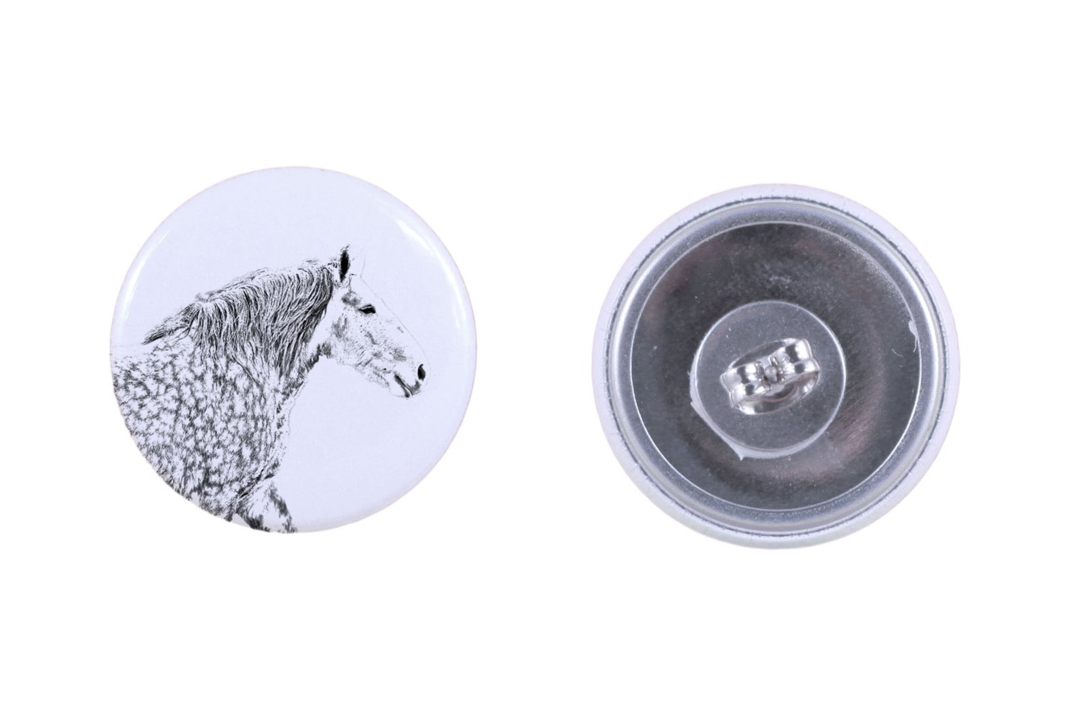 Ohrringe Mit Einem Pferd - Percheron von ARTDOGshop