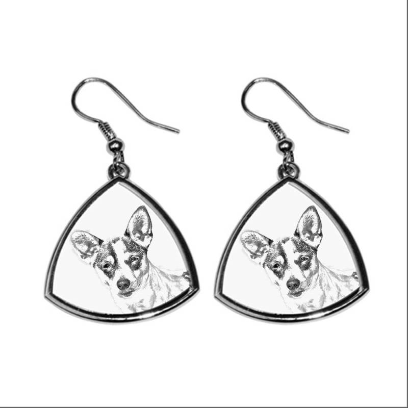 Rat Terrier - Neue Kollektion Der Ohrringe Mit Bild Rassehunde, Schön Geschenk von ARTDOGshop