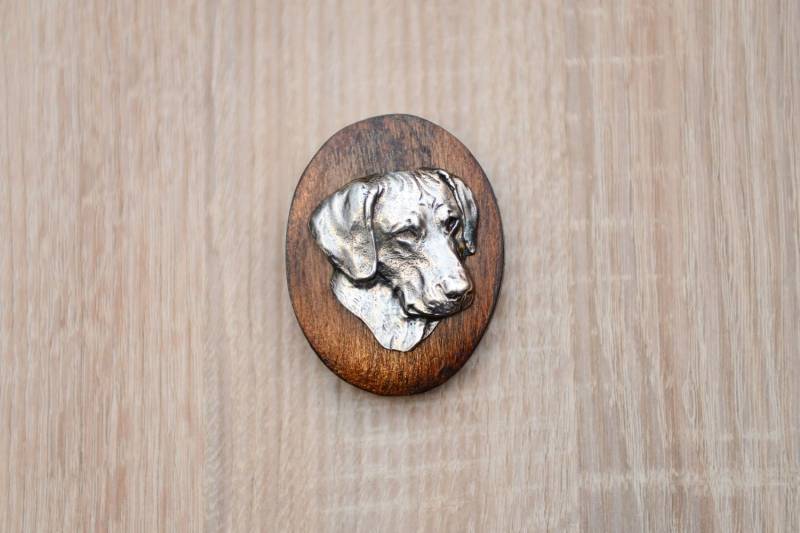 Rhodesian Ridgeback, Stegklammer Aus Holz Mit Darstellung Eines Hundes Rhodesian Ridgeback, Stegklammer Aus Holz Mit Darstellung Eines Hundes von ARTDOGshop