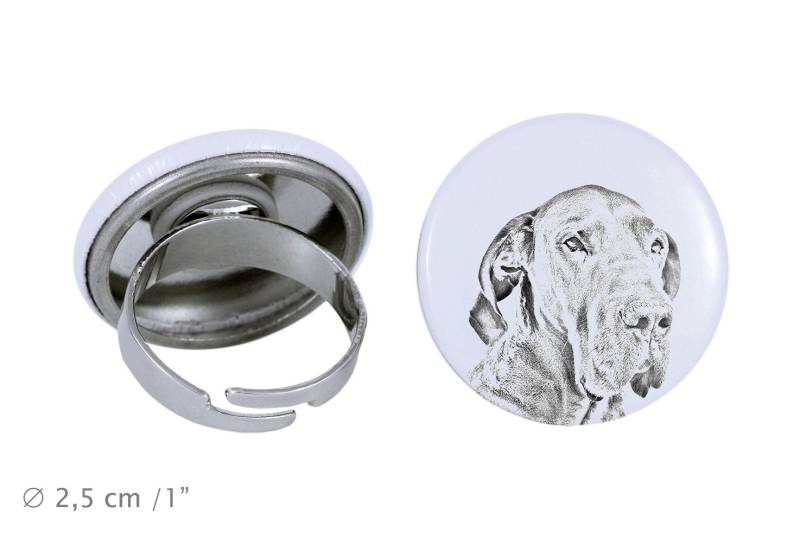 Ring Mit Einem Hund -Deutsche Dogge von ARTDOGshop