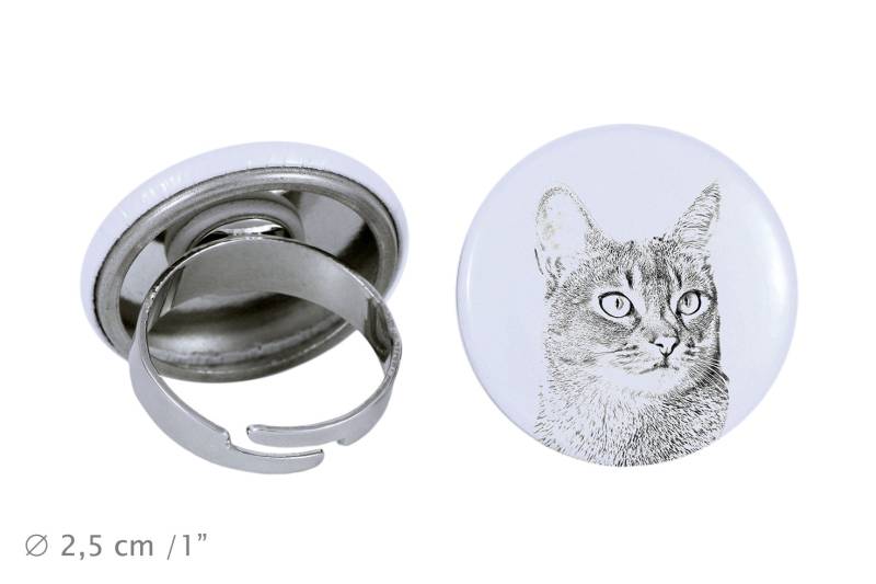 Ring Mit Einem Katze - Abessinierkatze Ring Mit Einem Katze - Abessinierkatze von ARTDOGshop