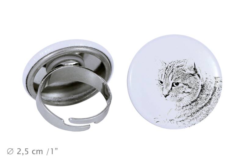 Ring Mit Einem Katze -Highland Lynx von ARTDOGshop