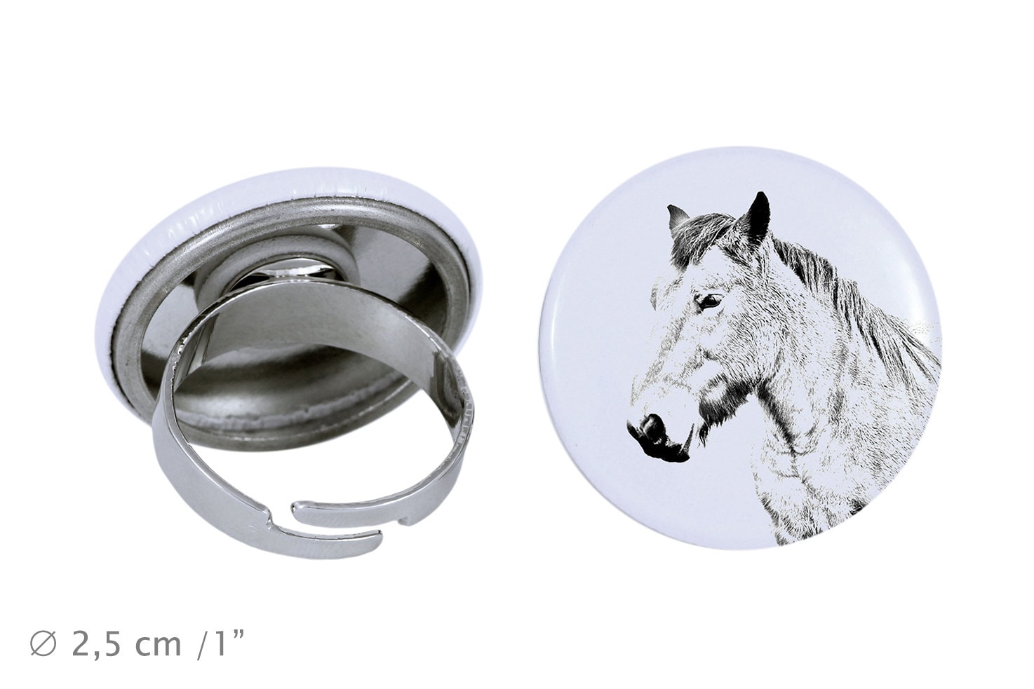Ring Mit Einem Pferd - Ardenner von ARTDOGshop