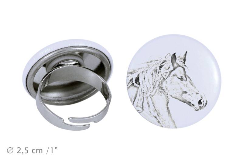Ring Mit Einem Pferd - Freiberger von ARTDOGshop