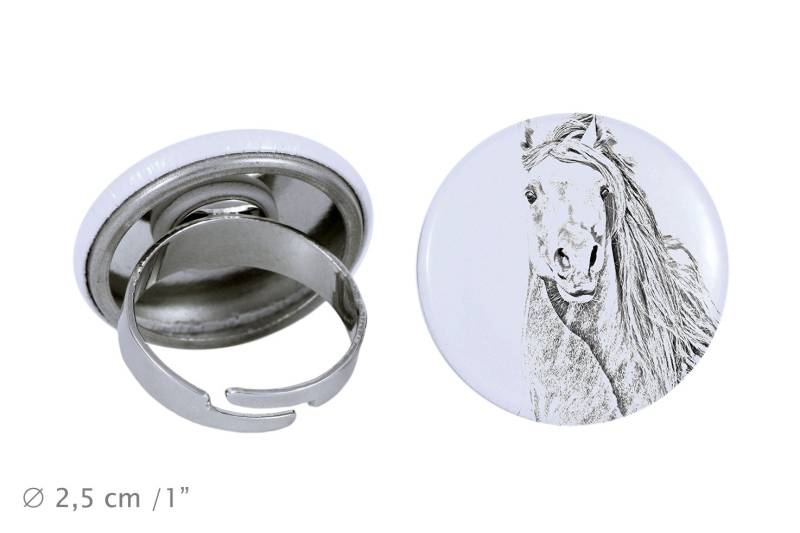 Ring Mit Einem Pferd - Pintabian von ARTDOGshop