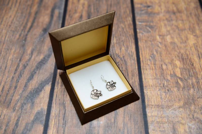 Rottweiler - Versilberte Ohrringe Mit Bild Des Rassenhundes von ARTDOGshop