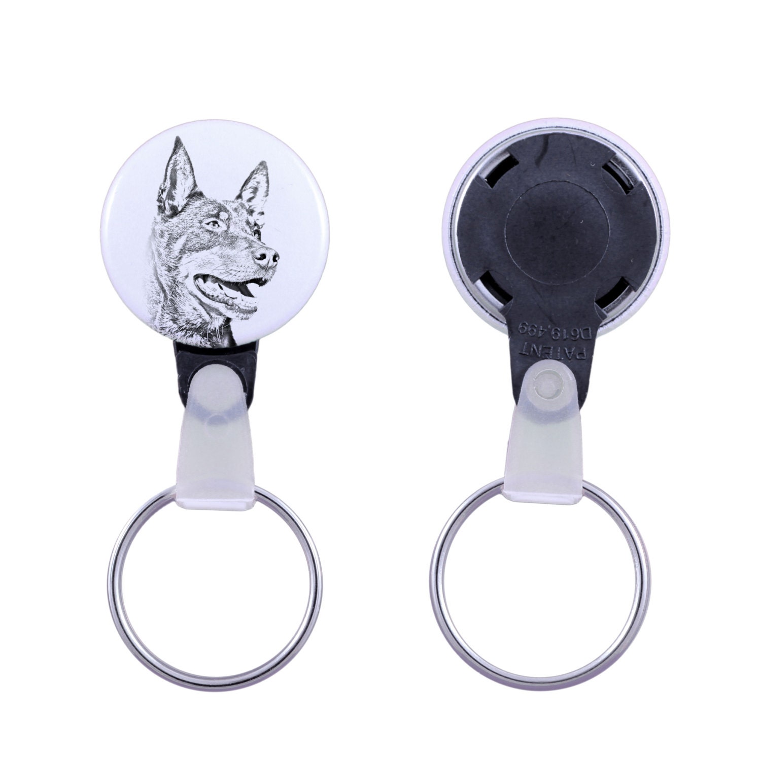 Schlüsselanhänger Mit Einem Hund -Australian Kelpie von ARTDOGshop