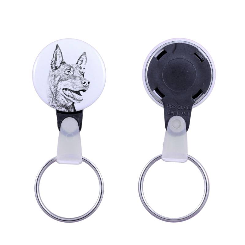 Schlüsselanhänger Mit Einem Hund -Australian Kelpie von ARTDOGshop