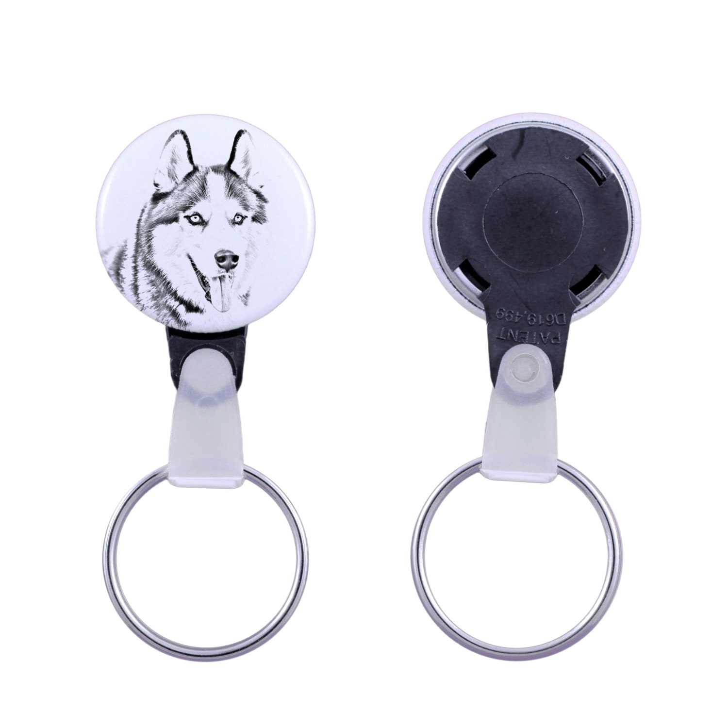 Schlüsselanhänger Mit Einem Hund -Siberian Husky von ARTDOGshop