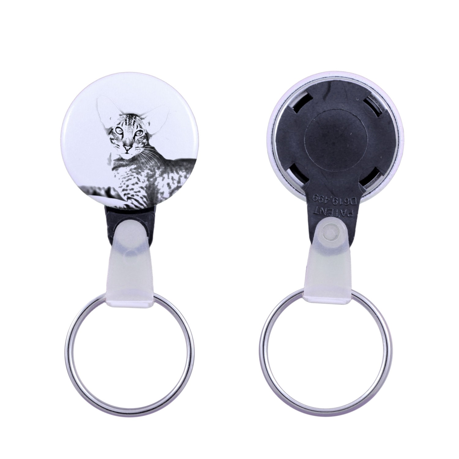 Schlüsselanhänger Mit Einem Katze -Orientalisch Kurzhaar von ARTDOGshop