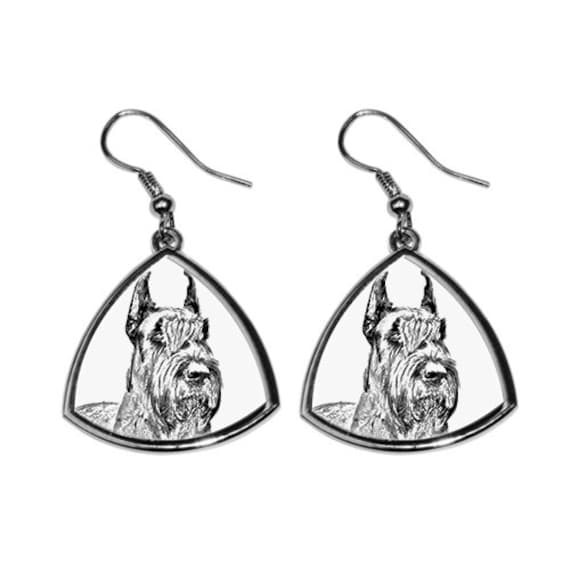 Schnauzer - Neue Kollektion Der Ohrringe Mit Bild Rassehunde, Schön Geschenk von ARTDOGshop