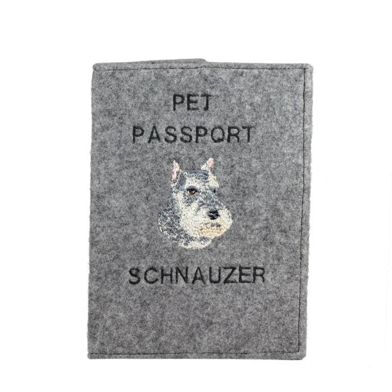 Schnauzer - Schoner Für Einen Pass Den Hund Mit Gesticktem Muster. Neuheit Schnauzer - Schoner Für Einen Pass Den Hund Mit Gesticktem Muster. Neuheit von ARTDOGshop