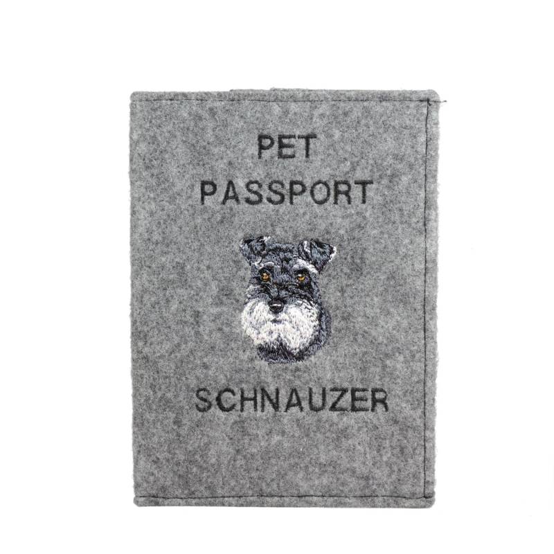 Schnauzer - Schoner Für Einen Pass Den Hund Mit Gesticktem Muster. Neuheit Schnauzer - Schoner Für Einen Pass Den Hund Mit Gesticktem Muster. Neuheit von ARTDOGshop